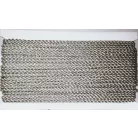 Arany zsinór sodrott 3 mm lurexes, arany vagy ezüst 25 méteres