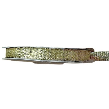 Lurex szalag, 10 mm, arany vagy ezüst színben, dekorációs kellék. 45 Ft/méter ( 22 méter/orsó)
