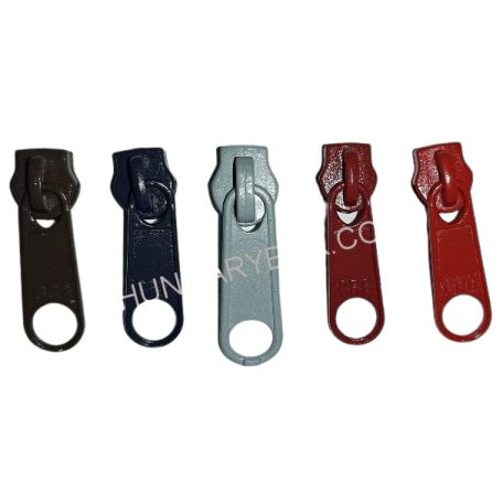 Cipzárkocsi RT10 spirál cipzárhoz, laza SZÍNES,  (7-es cipzár) ,(25 db/cs) Többféle színben