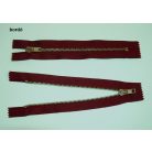 Fémcipzár VT10 zárt réz húzózár 20 cm,    (10 db/csomag) 