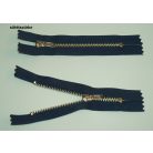 Fémcipzár VT10 zárt réz húzózár 20 cm,    (10 db/csomag) 