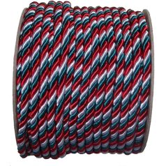 Nemzeti színű sodrott zsinór 4 mm 280 Ft/m  (25 méteres)