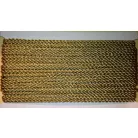 Arany zsinór sodrott 4 mm lurexes, arany vagy ezüst 25 méteres