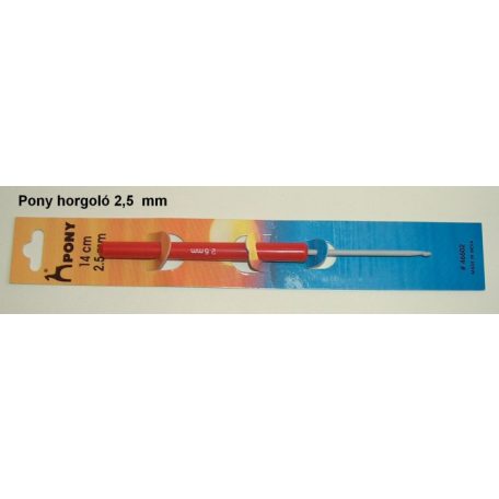 Horgolótű Pony, 2,5 mm, 530 Ft/db 