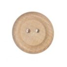 Fagomb natúr 17 mm (28-as) kétlyukú.   (50 db/csomag)