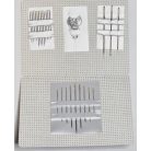 Arany végű vegyes tűkészlet + tűbefűző, vaktűvel. SILBER 21 