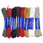 Lapos cipőfűző 110 cm többféle színben, 6 fűzőlyukas cipőbe.  (20 pár/csomag)