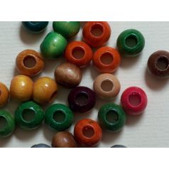   Fagyöngy 10 mm fűzhető fagolyó 300 gr.  Mix színben. Furat 4,2 mm (Kb: 900 db)
