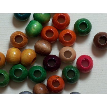 Fagyöngy 8 mm fűzhető fagolyó 300 gr. Mix színekben fűzhető, furat: 3 mm.  Kb. 1000 db