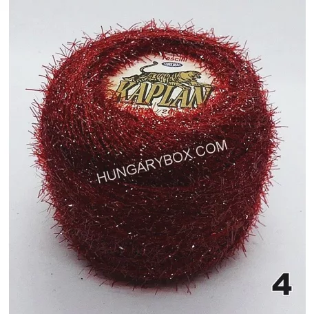 Horgolócérna "szőrös" lurex szállal, több színben választható. Atlas/Kaplan. 20 gr /gombolyag