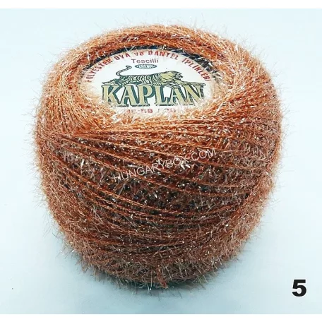 Horgolócérna "szőrös" lurex szállal, több színben választható. Atlas/Kaplan. 20 gr /gombolyag