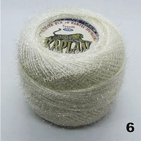 Horgolócérna "szőrös" lurex szállal, több színben választható. Atlas/Kaplan. 20 gr /gombolyag