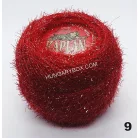 Horgolócérna "szőrös" lurex szállal, több színben választható. Atlas/Kaplan. 20 gr /gombolyag