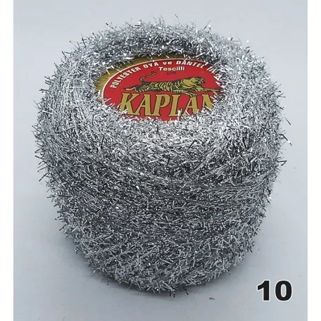 Horgolócérna "szőrös" lurex szállal, több színben választható. Atlas/Kaplan. 20 gr /gombolyag