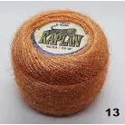 Horgolócérna "szőrös" lurex szállal, több színben választható. Atlas/Kaplan. 20 gr /gombolyag