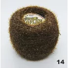 Horgolócérna "szőrös" lurex szállal, több színben választható. Atlas/Kaplan. 20 gr /gombolyag