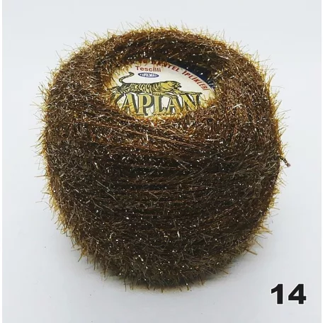 Horgolócérna "szőrös" lurex szállal, több színben választható. Atlas/Kaplan. 20 gr /gombolyag