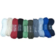   Kapucni zsinór műszálas 8 -10 mm  cső alakú lapos zsinór, többféle színben. 50 méteres