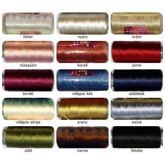   Bőrvarró, ékszerkészítő magas fényű erős cérna 0,3 mm-es vastagságú, 25 gr-os, 150 méteres.(Akbel/Kaplan)