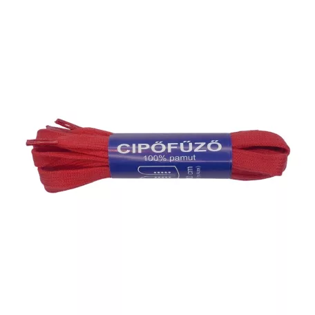 Lapos cipőfűző 140 cm, többféle színben, 8 fűzőlyukas cipőbe.(10 pár/csomag)
