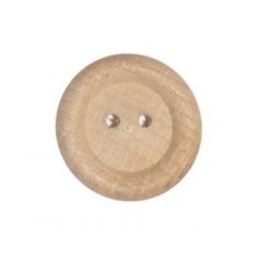 Fagomb natúr 25 mm (40-es) kétlyukú.   (25 db/csomag)