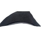 Válltömés, vállpárna, tűnemezelt, fekete 13 mm vékony vagy 18 mm vastag, F1-es,  1 pár