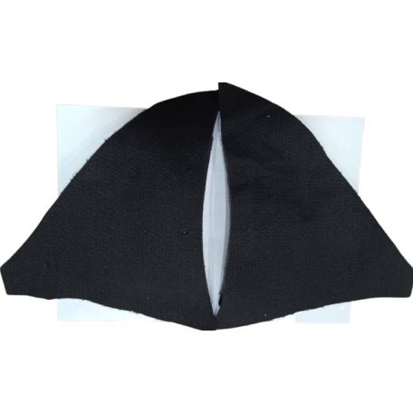 Válltömés, vállpárna, tűnemezelt, fekete 13 mm vékony vagy 18 mm vastag, F1-es,  1 pár