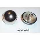 Pitykegomb 12,7 mm ( 20-as ) fém,  ezüst, antik vagy arany színű, könnyített gomb.  (50 db/cs)