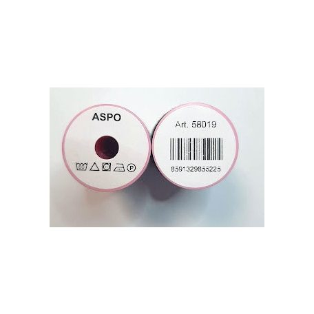 Gépcérna ASPO 120-as vastagságú 500 m fehér vagy fekete 100 % poliészter, 1 db   Amann 58019