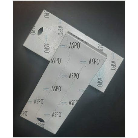 Gépcérna ASPO 120-as vastagságú 500 m fehér vagy fekete 100 % poliészter, 1 db   Amann 58019