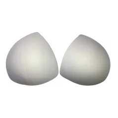   Mellkúp melltartóhoz push up nélküli, "A" fazon, fehér. Több méretben. 