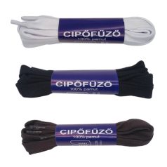   Lapos cipőfűző 180 cm többféle színben, 10 fűzőlyukas cipőbe. (10 pár)
