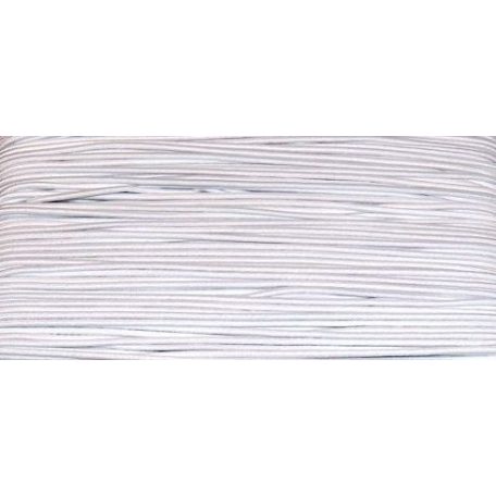 Gumizsinór 1 mm-es hengeres kalapgumi, fekete vagy fehér, (Art:4230/2)  ( 50 méteres)