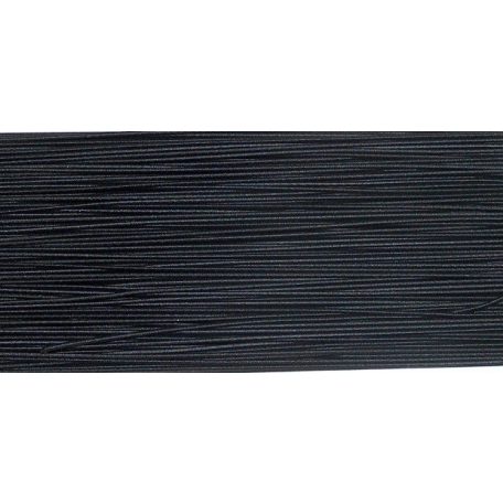 Gumizsinór 1 mm-es hengeres kalapgumi, fekete vagy fehér, (Art:4230/2)  ( 50 méteres)