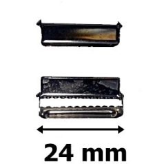 Nadrágtartó szabályozó, szorító 24 mm.20 db/csomag