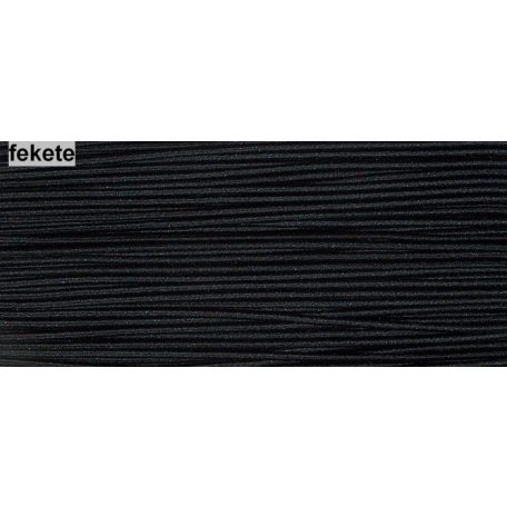 Gumizsinór 2 mm -es hengeres, fehér vagy fekete, kalapgumi  ( 50 méter)