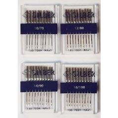   Háztartási varrógéptű, SILBER 130/705 H, több méretben.140 Ft/db ( 10 db/levél)