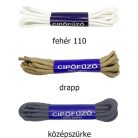 Cipőfűző 160 cm vastag hengeres több színben 9 lyukas cipőbe. (10 pár/csomag)