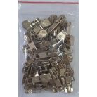 Cipzárkocsi VT10 fém cipzárakhoz ezüst vagy antik színű. 50 db /csomag