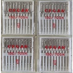   Háztartási varrógéptű Organ STANDARD 70-80-90-100-as méretekben. (10 db/levél) 130/705 H, 