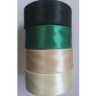 Szatén szalag  38 mm-es, több színben, 28 méter/orsó (maradék)