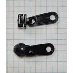   Cipzárkocsi vízálló spirál cipzárhoz,  műanyag. Csak fekete színben. 50 db /csomag 