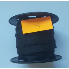 Méteres cipzár RT0-ás (3-as) fekete 8 méter (maradék)