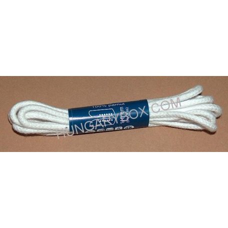 Cipőfűző 200 cm vastag hengeres (10 pár/csomag)