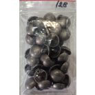 Pitykegomb 17 mm (28-as) fém,  fényes  vagy matt ezüst, réz antik színben, hátul varró  ( 50 db) 