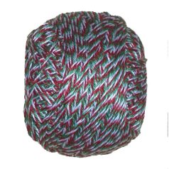   Nemzeti színű horgolócérna, sodrott pamut,  50 gr-os, hitelesítő zsinór 2/3-as,  10 db/doboz