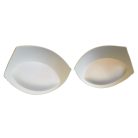 Mellkúp melltartóhoz push up -os, "mandula" forma fehér több méretben