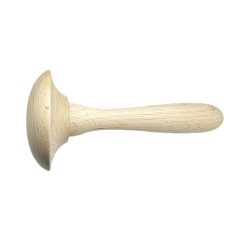 Stoppolófa 6 cm x 13,5 cm fej gomba alakú natúr fa