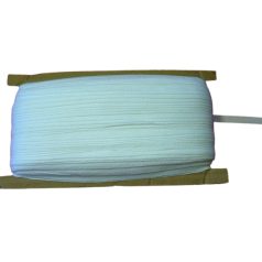   Babapertli 5 mm, pamut, hófehér színű szalag, kötöző, dossziékötöző (100 méteres)