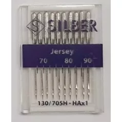   Háztartási varrógéptű SILBER JERSEY vegyes méretek (70-80-90)  ( 10 db/levél)